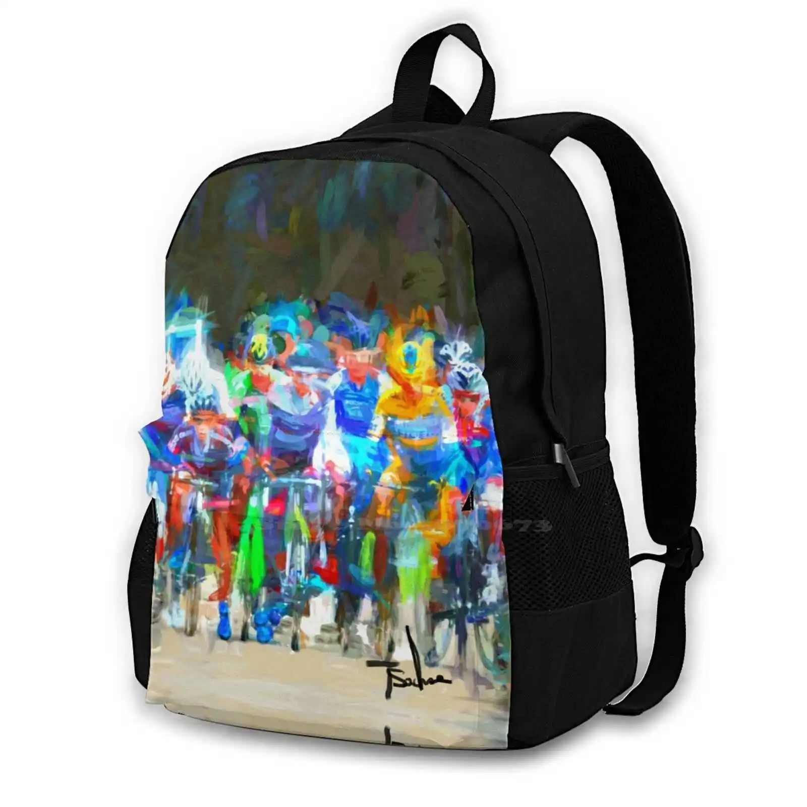 The Start Hot Sale Schoolbag Backpack Fashion Bags Cycling Bike Bicycle Art By Sachse Tom Sachse Pelaton