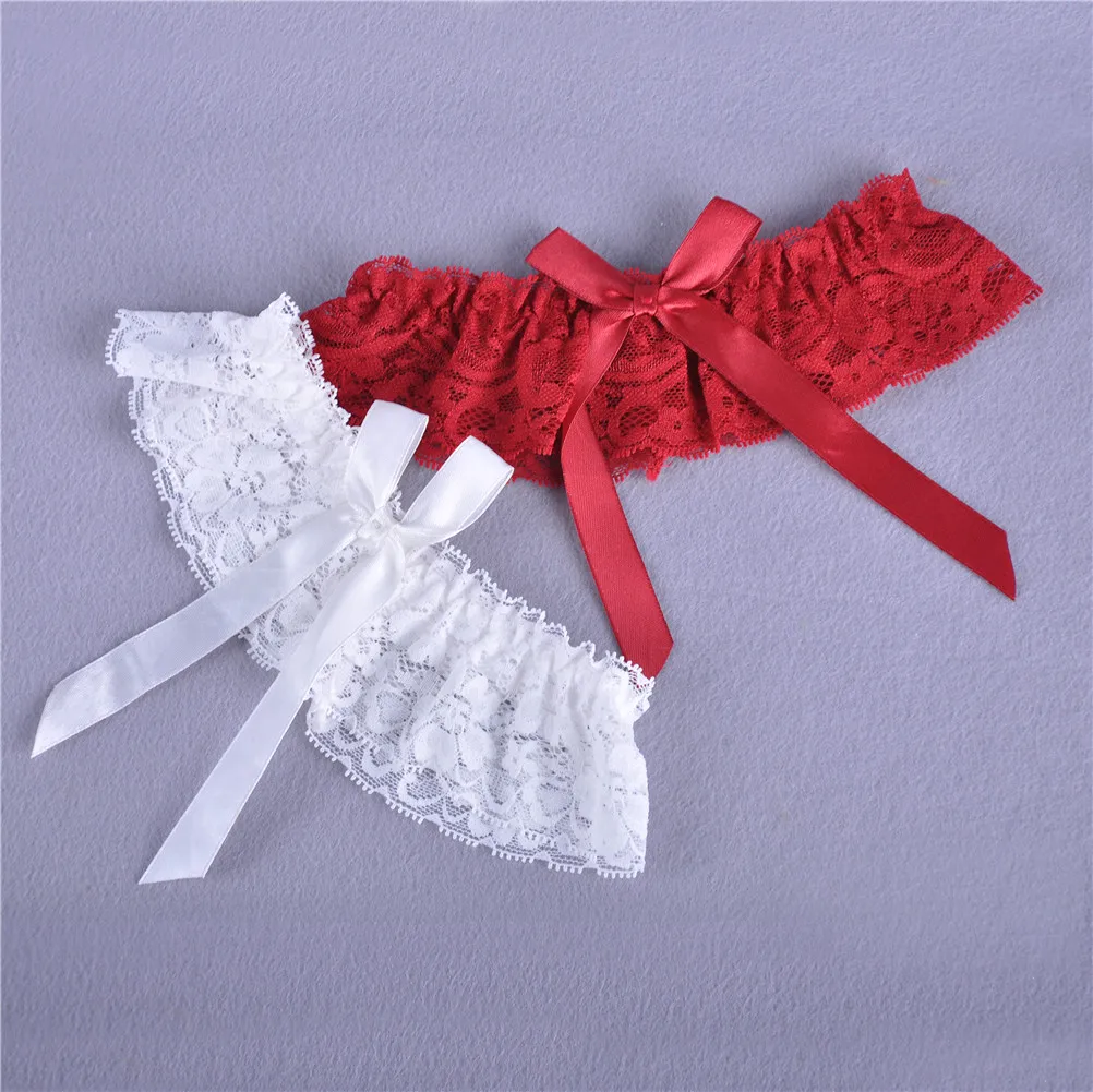 

1pc Women Girl Sexy Lace Floral Bowknot Belt Suspender Wedding Party Bridal Lingerie Leg Garter