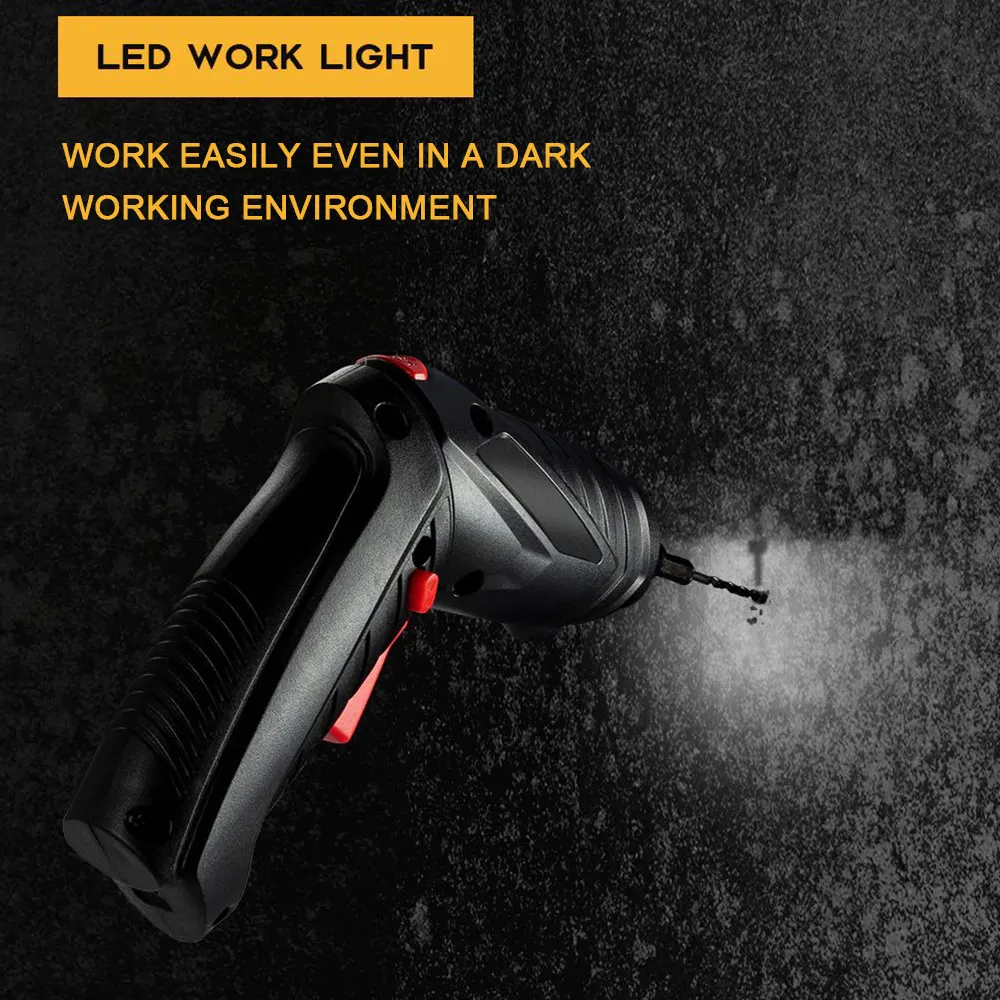 Electrical Screwdriver 3.6V Portable USB Charging Cordless Rechargeable Hand Cordless Practical Drill Power Supplies Power Tools