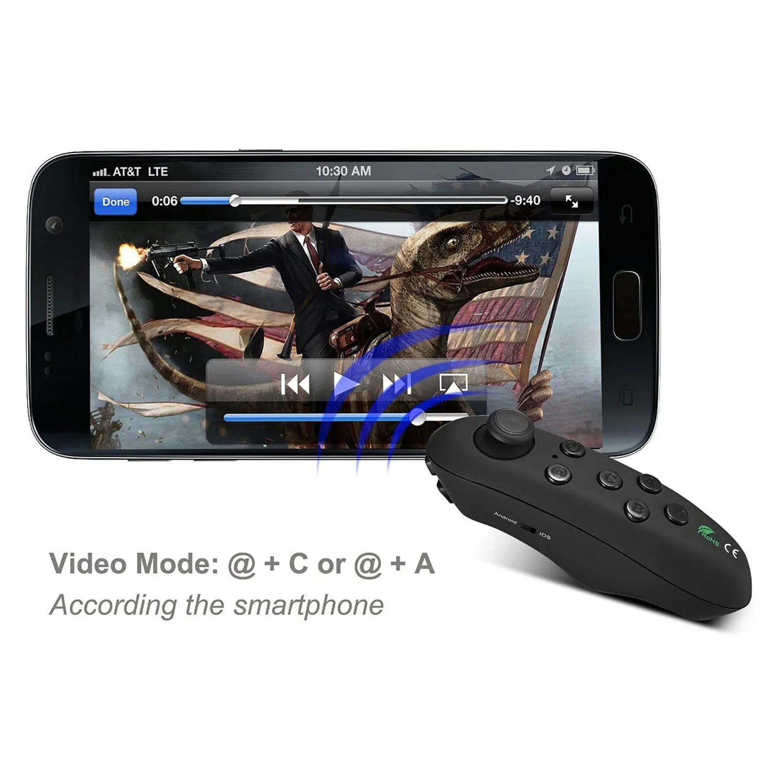 بلوتوث لاسلكي صغير غمبد VR تحكم عن بعد لوحة ألعاب VR نظارات التحكم عن بعد آيفون اللوحي