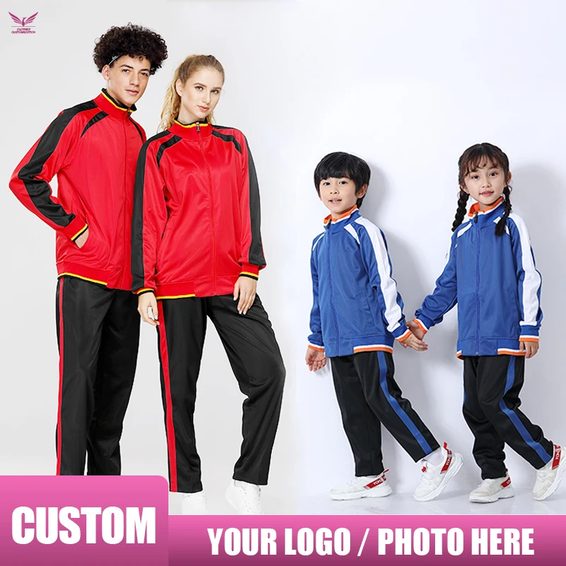 custom logo sports uniform printing logo Kids Basketball sportswear Customized Adults Sports Suit Youth Football Training Set