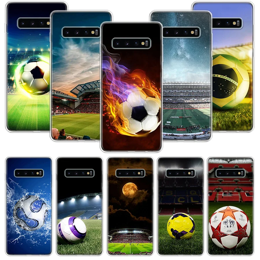 Football Soccer Ball Phone Case for Samsung Galaxy A50 A51 A70 A71 A41 A31 A21S A11 A40 A30 A20E A10 A6 Plus A8 + A7 A9 Cover Ca