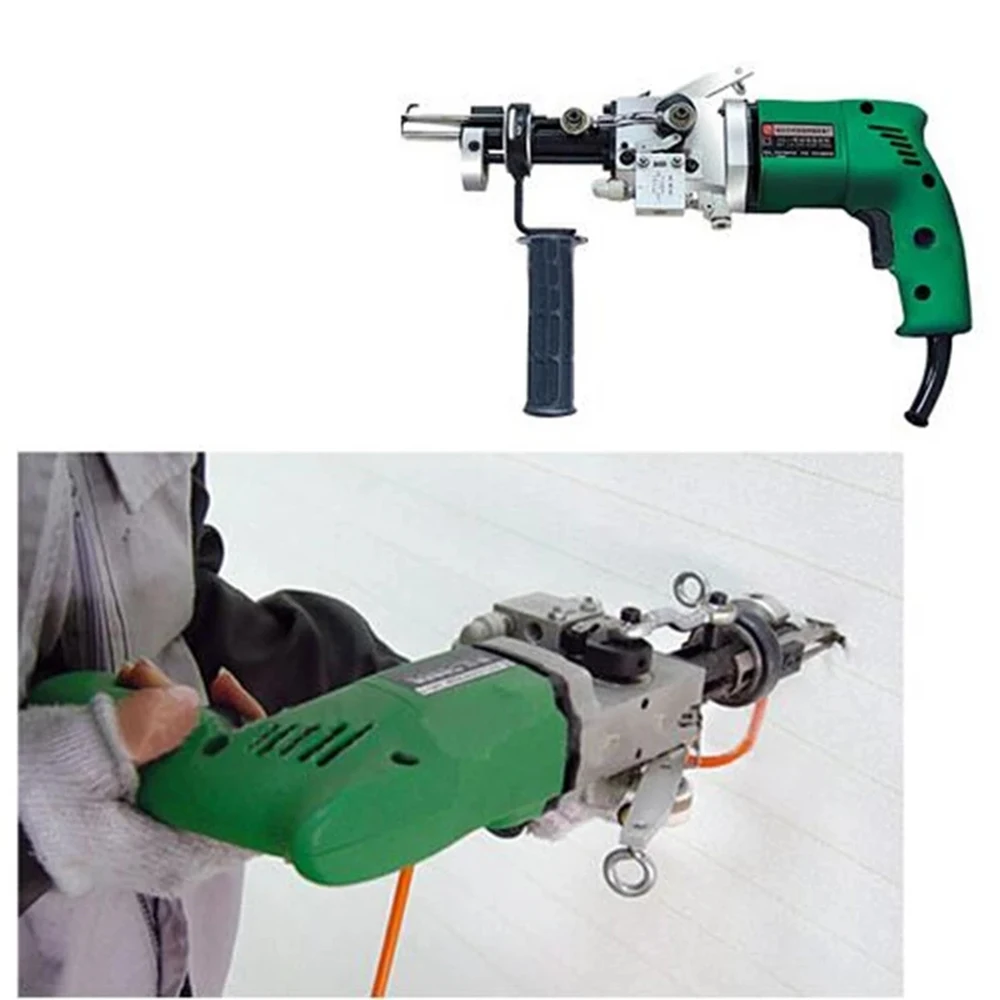 ZQ-III commercial grade pneumatic hand tufting gun Rug machines (Can do both Cut Pile and Loop pile)