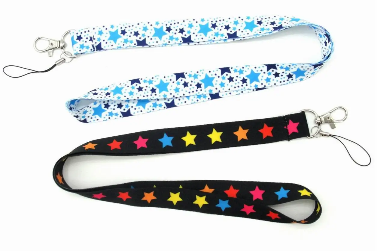 Wholesale Lot Cartoon star Phone key chain Neck Strap Keys Camera ID Card Lanyard P068