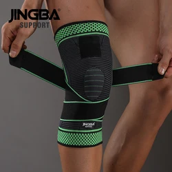 JINGBA-Genouillères de protection pour sports de plein air, bandage de sécurité pour volley-ball, basket-ball, attelle de soutien, nouveau, 2020