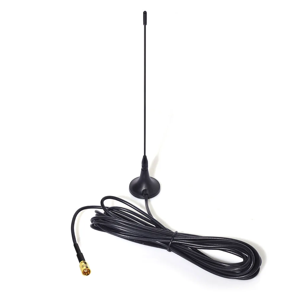 Eightwood DAB/DAB+Car Radio Aerial Antenna Magnetic Mount SMB Plug Connector 4m Cable for Alpine Beat Blaupunkt C-KO Sony
