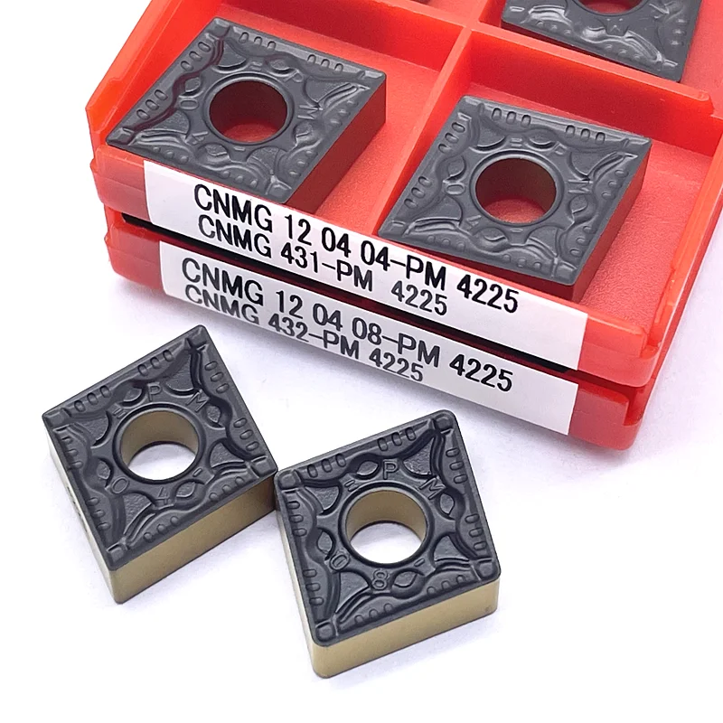 切削工具CNMG120404 PM4225 CNMG120408 pm 4225超硬ツール金属旋削工具cnc機械フライスツール | 旋削工具 | をアリーの
