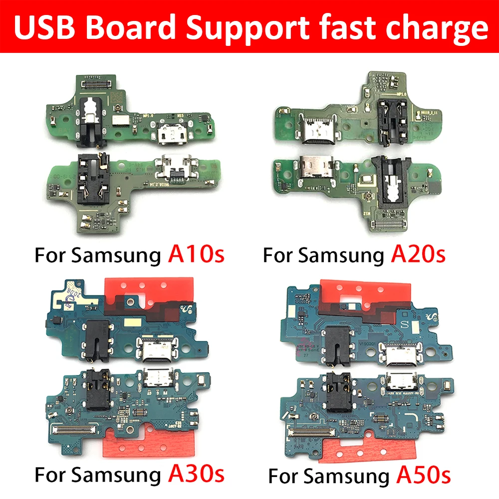 Tested USB Dock Charger Charging Port Board Cable For Samsung A12 A10S A20S A21S A30S A50S A70S A01 A11 A21 A31 A41 A51 A71 A750