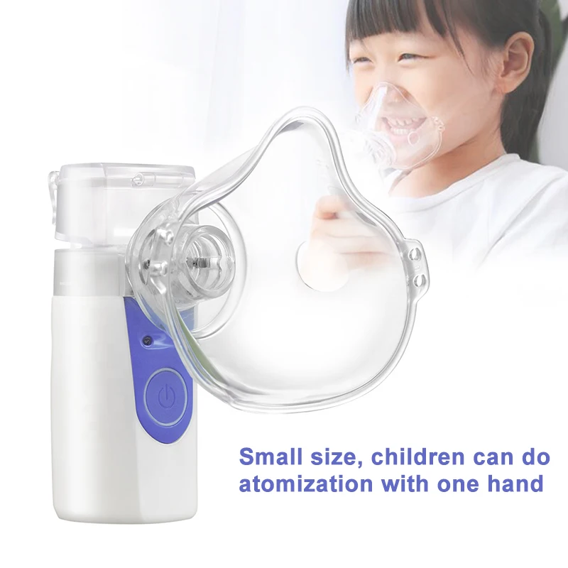 Mini Handheld Portable Inhale Nebulizer Mesh Atomizer Silent Inalador USB Autoclean Nebulizador Adult Kids Atomizer Inhaler