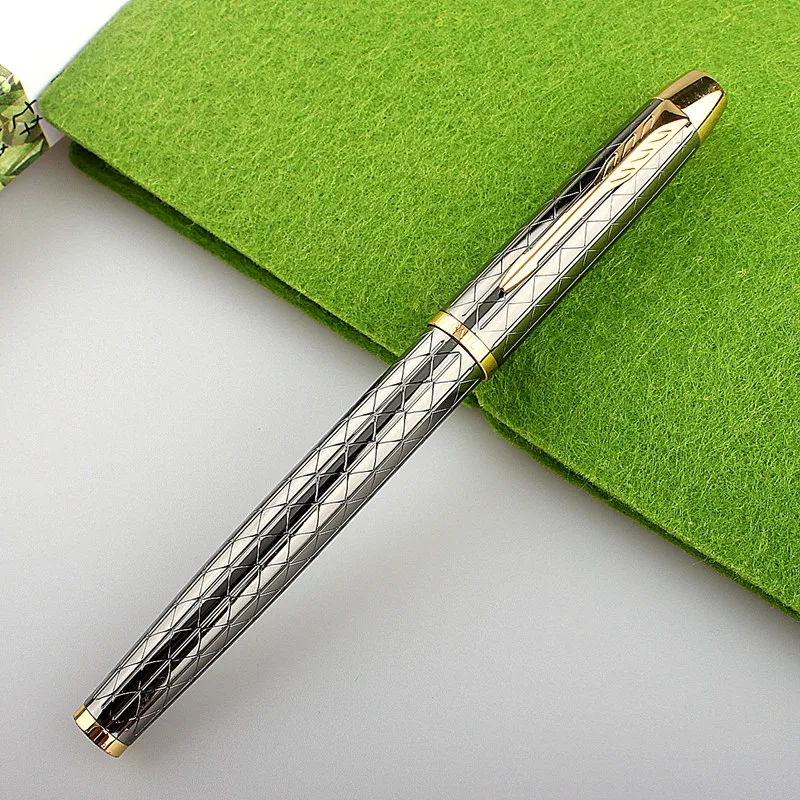 Pluma estilográfica de Metal 116 de marca de lujo, Retro, Elegante, suministros escolares de oficina de negocios, escritura