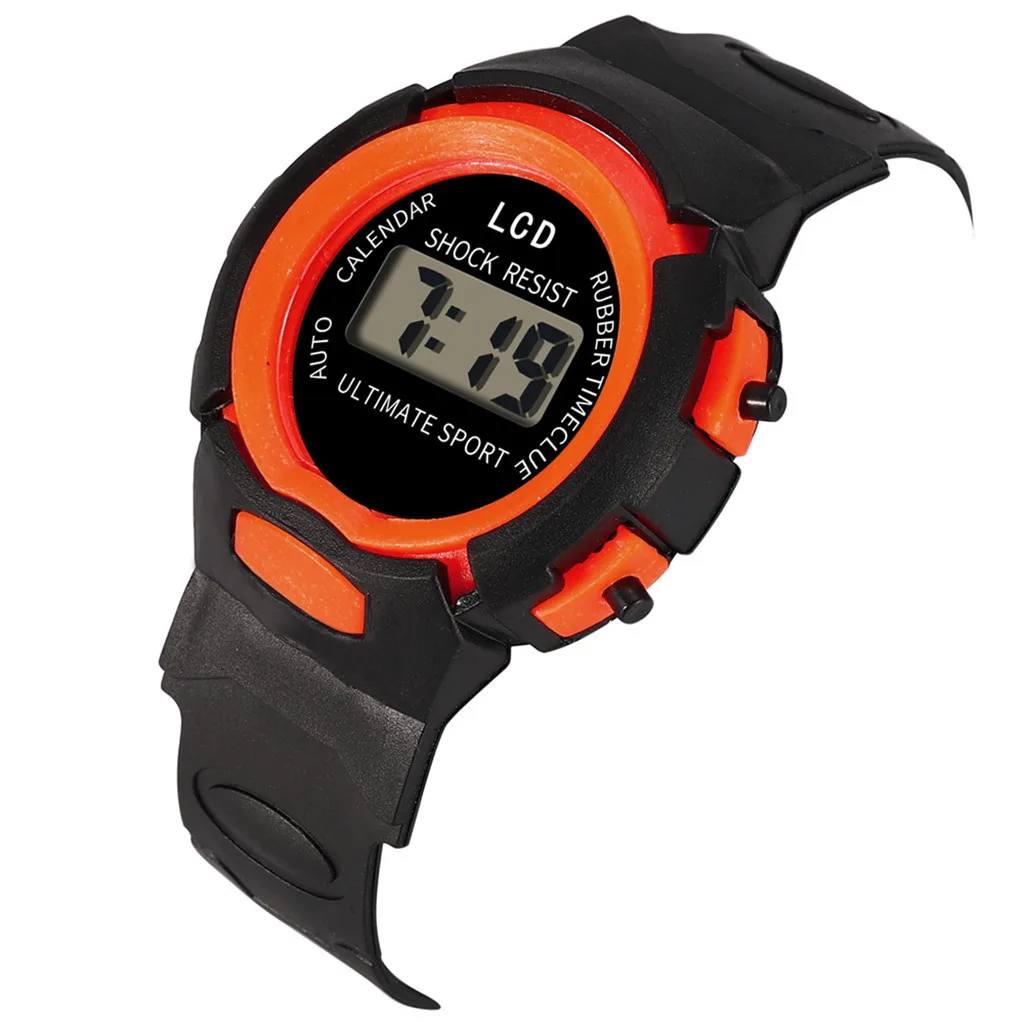 Montre de sport numérique étanche pour enfants, montre-bracelet électronique LED, montre de fitness Bluetooth, heures pour enfants