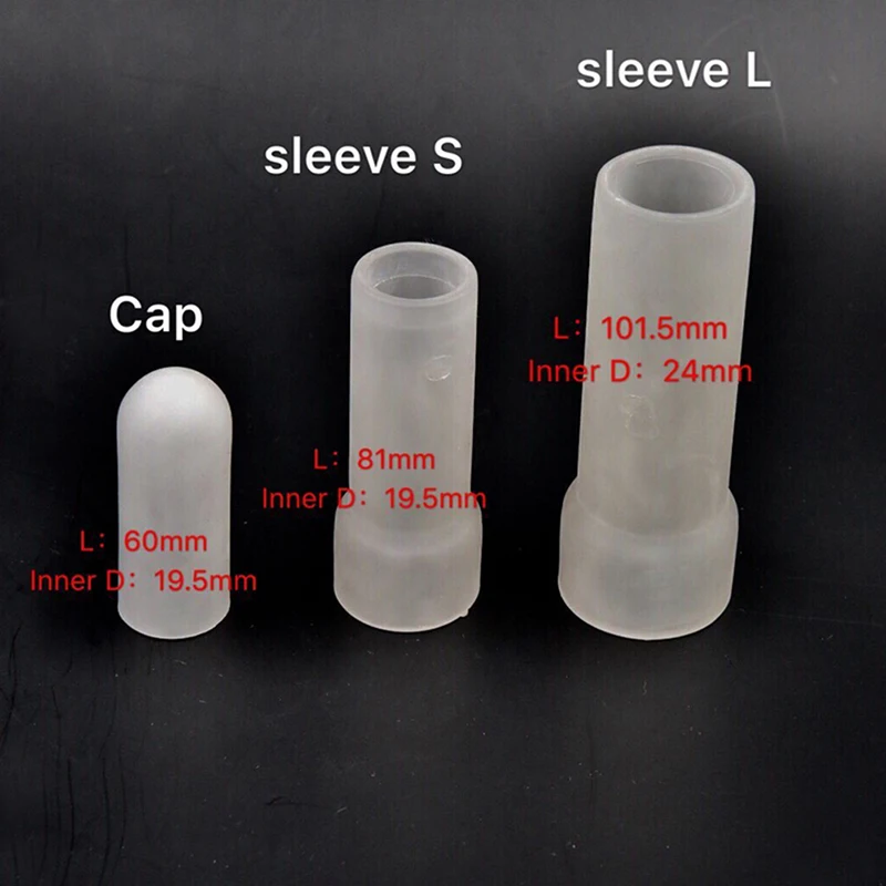 Silicone Sleeve Replacement For Pro Penis Extender Stretcher Enhancer Enlarger Size Master Pro 3 Styles