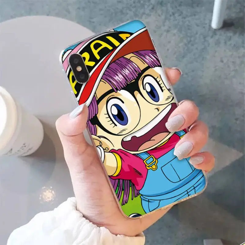 Yinuoda Cartoon Dr Slump Arale Phone Case for iPhone 11 12 13 mini pro XS MAX 8 7 6 6S Plus X 5S SE 2020 XR case