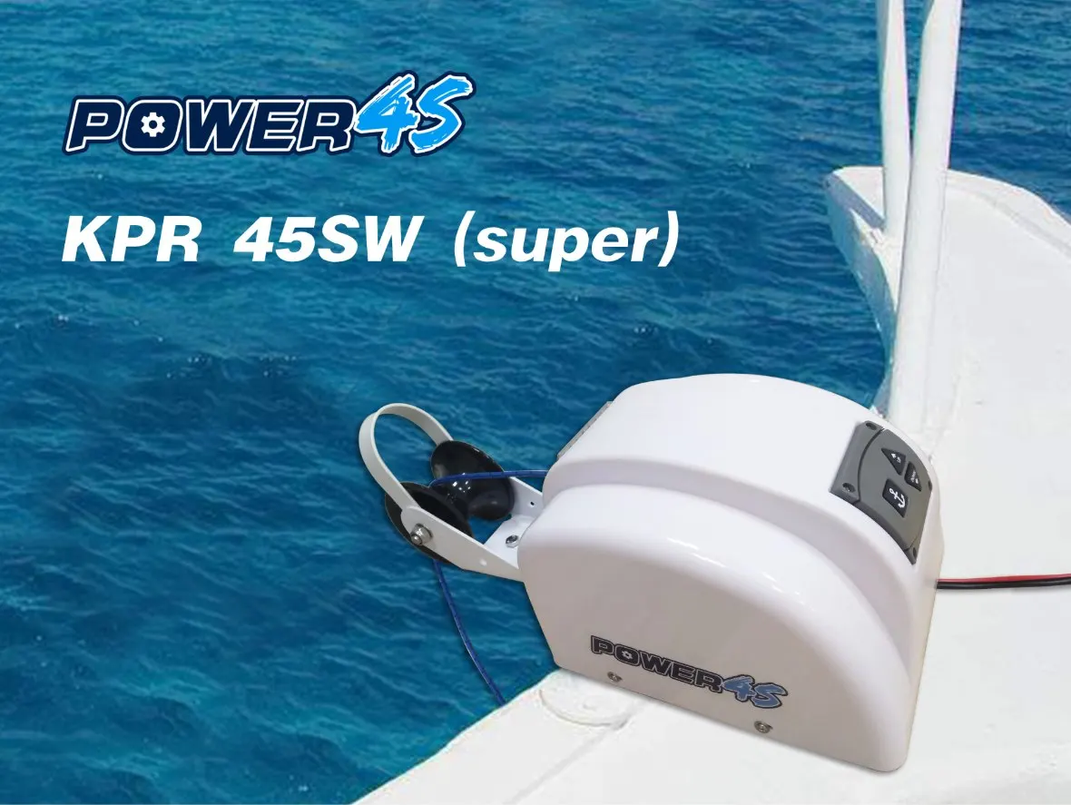 

12V Electric AutoDepoly Anchor Winch For 45 lb. Anchor Saltwater Marine Pontoon Boat