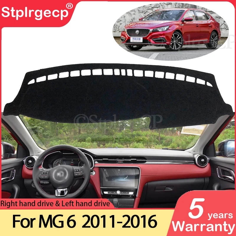 for MG 6 2011 2012 2013 2014 2015 2016 Anti-Slip Mat Dashboard Cover Pad Sunshade Dashmat Carpet Anti-UV Car Accessories for MG6