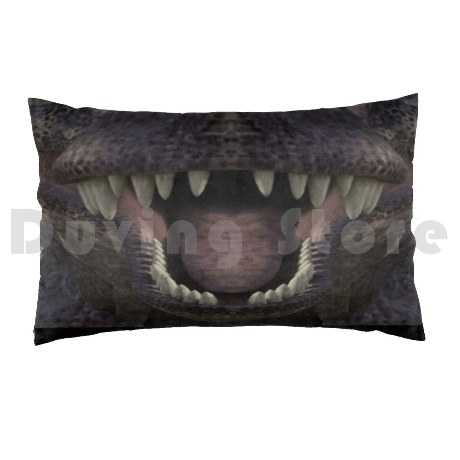 Dino Mask. Pillow Case DIY 50*70 Dinosaur Teeth Scary Horror Funny Fun Halloween Tyrannosaurus Rex T Rex