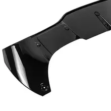 Black Car Rear Bumper Diffuser for Mercedes Benz #5