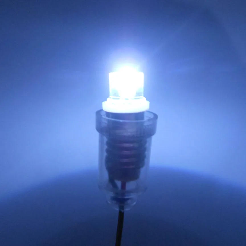 Untertasse Form Kopf E10 Schraube Diode LED Licht Bead Anzeige Lampe DC 3V 3,8 V 4,5 V 8V student Experimentelle Kleine Glühbirne
