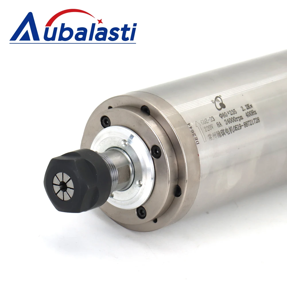Imagem -02 - Eixo Cnc Motor com 220 kw Mandril com Rolamento p4 380 v de Diâmetro 80 mm Er20 44a Máquina de Giro para Roteador Cnc
