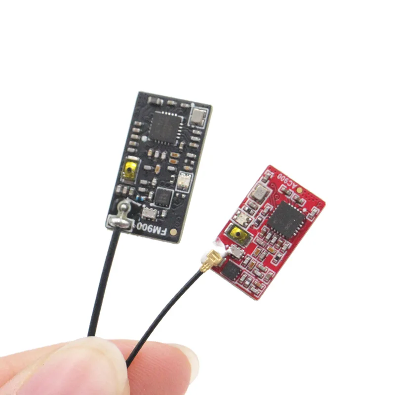 X-BOSS Series AC900 S-FHSS FM900 FASST RSSI 4-6V Micro Receiver Receptor For RC FPV Fixed-Wing Traversing Drones Airplane Model