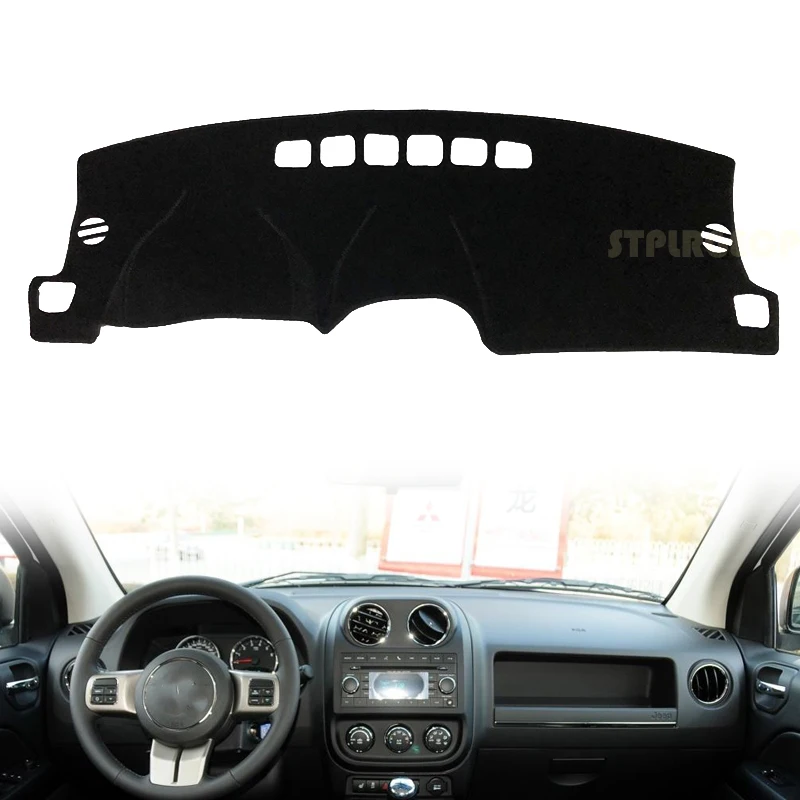 for Jeep Compass 2007~2016 Anti-Slip Dashboard Cover Protective Pad Car Accessories Sunshade Carpet 2015 2014 2013 2012 2011
