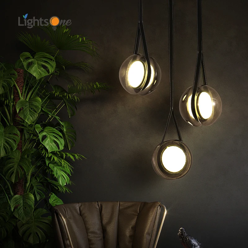 

Designer creative pendant lights personality restaurant bar small lamp bedroom bedside pendant lamp