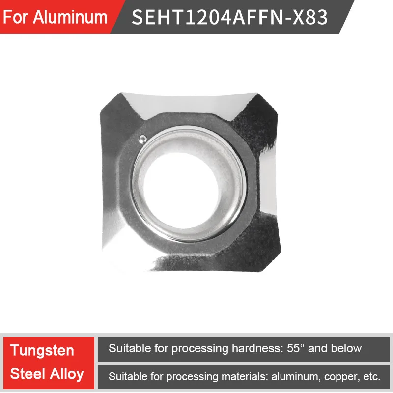 10 pz APGT1135/1604PDER-G2 SEHT1204AFFN-X83 inserto di fresatura in metallo duro CNC lama in alluminio fresa utensili HRC60