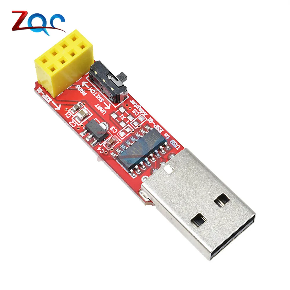 CH340 USB to ESP8266 Serial ESP-01 ESP-01S Adapter Wireless WiFi Development Board ESP01 ESP01S Programmer Adapter Module