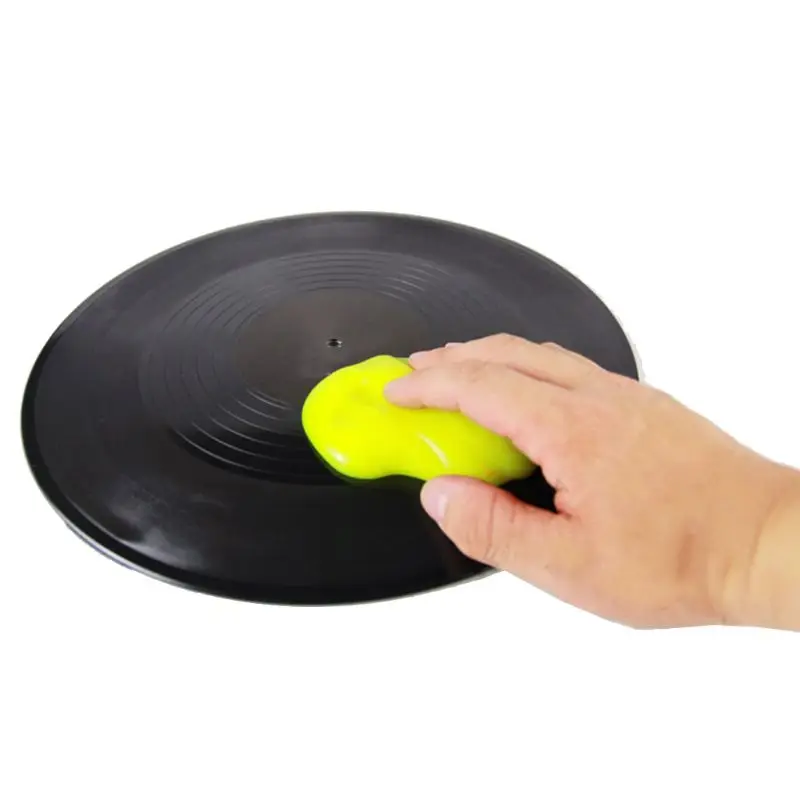 Magia Della Polvere Cleaner LP In Vinile Giradischi Giradischi Cartuccia di Pulizia Gomma Morbida Viscido Gel