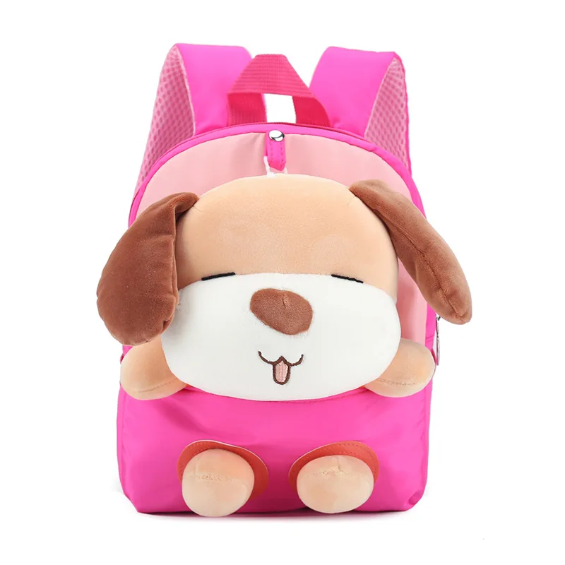 2024 New Plush puppy kids backpack girls lightweight preschool backpack Cartoon cute backpack small children\'s kindergarten bags