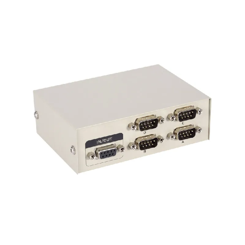 MT-VIKI 4 Port RS232 Serial port switch DB9-pin COM port Sharer Suitable For Computer Printer 4 in1out MT-232-4