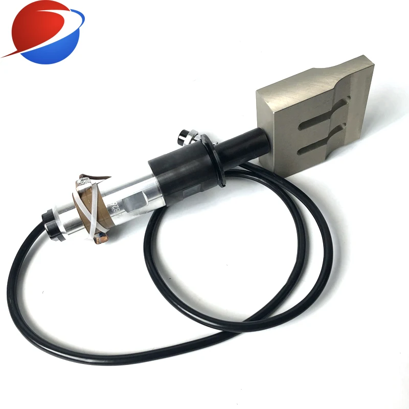 20K 2000W High Power Ultrasonic Welding Transducer/Converter/Sensor For Mask Sealing Machine 110x20mm Horn