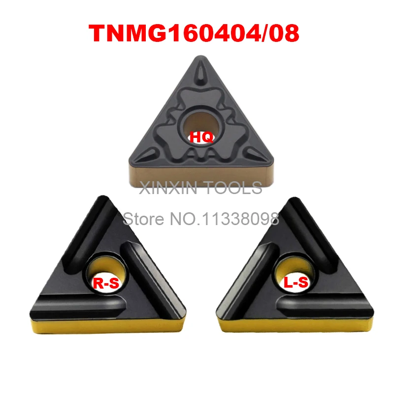 TNMG160404-TM TNMG160408-TM/HQ/CQ/R-S/L-S/PM/CM Bi color coating cutting blade cnc carbide inserts blade external turning tool