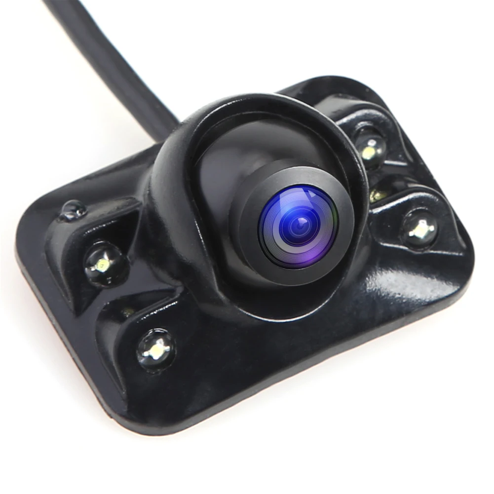 HD USB Car Blind Spot Camera IP67 Waterproof Side View Camera with 4 LED Lights for Android 4.0 or later Navigation