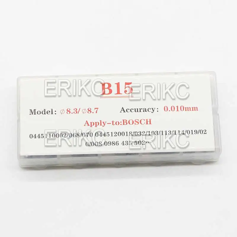 B15 Size 8.35-8.54mm Fuel Injector Nozzle Adjusting Shims B15 Auto Diesel Injection Valve Gaskets Washer for BOSCH Sprayer