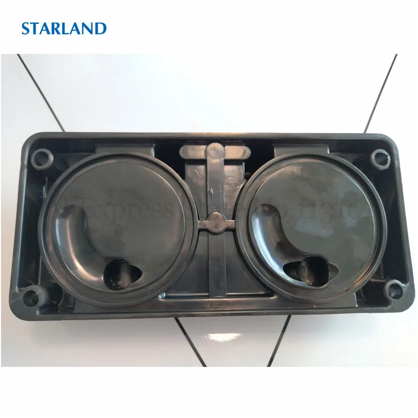 Black Front Panel Replacement Block Spare Parts With 3 Handles Fittings For BQL Soft Ice Cream Machines