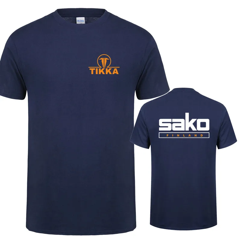 Tikka By Sako Finland Firearms T Shirts Tees Casual Short Sleeve Cotton Man Tshirt LH-252