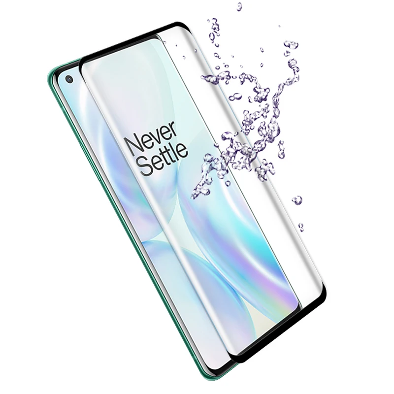 3D Curved Edge Full Cover 9H Tempered Glass for OnePlus 8 Pro 7 7T Pro Screen Protector for One Plus 8 7 7T Pro Protective Film