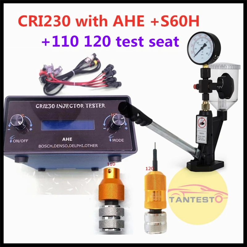 

AM-CRI230 Common Rail Injector Simulator Tester With AHE And S60H Hand Press Nozzle Tool Sets