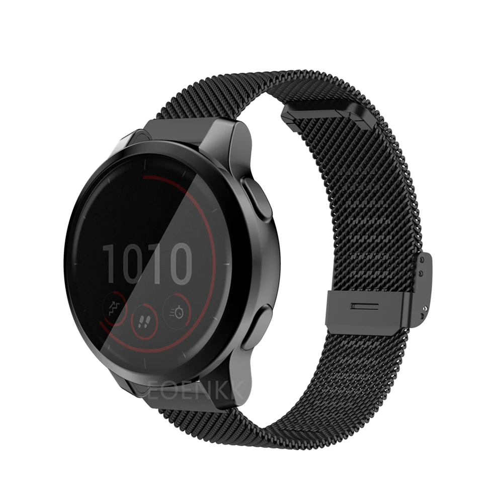 Metallband TPU Abdeckung für Garmin Vivo active 4s 4 3 Musik/Venu 2 2s 3s 3 2 plus Armband Armband Vollbild schutz Uhrengehäuse – Detail 2