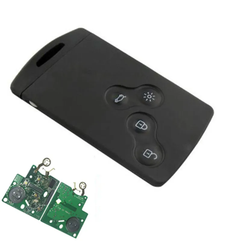 Hands Free System Smart Key Keyless Smart Key Hitag AES 2013 PCF7953 Chip FSK 434MHz 4 button for Renault Clio 4 key
