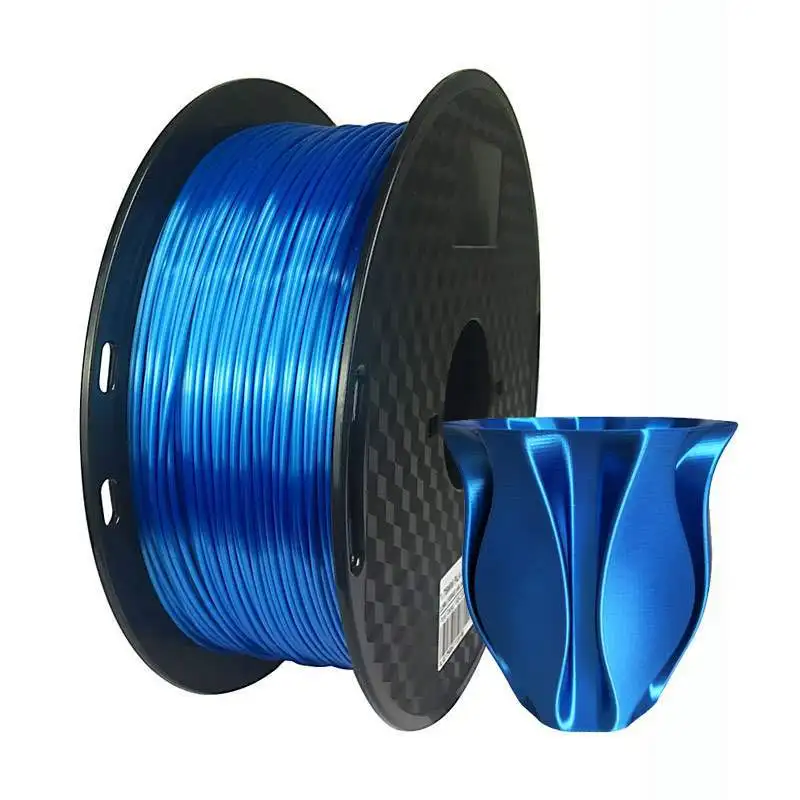 

1.75mm PLA 3d Printer Filament Silk PLA Sapphire Blue Luxury Silky Luster 250g/500g Shiny 3D Pen Printing Materials Consumables