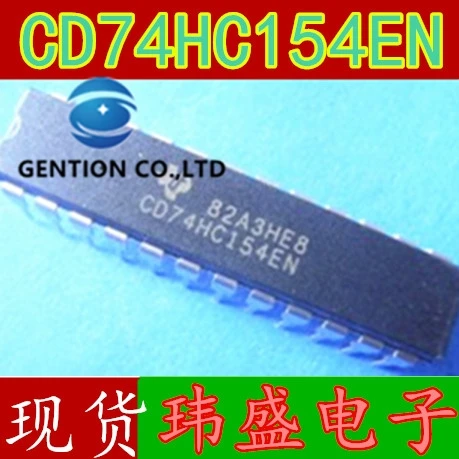 

10PCS CD74HC154EN narrow body decoding/demultiplexing DIP-24 in stock 100% new and original