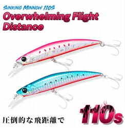 TSUIRNOYA 110S Cebo duro jerkbait para trucha, lubina y lucio