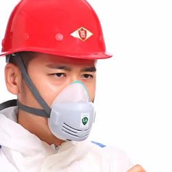 Maschera per vernice industriale respiratore antipolvere filtri per maschera antipolvere lucidatura Spray per vernice industriale decorare la sicurezza sul posto di lavoro protettiva