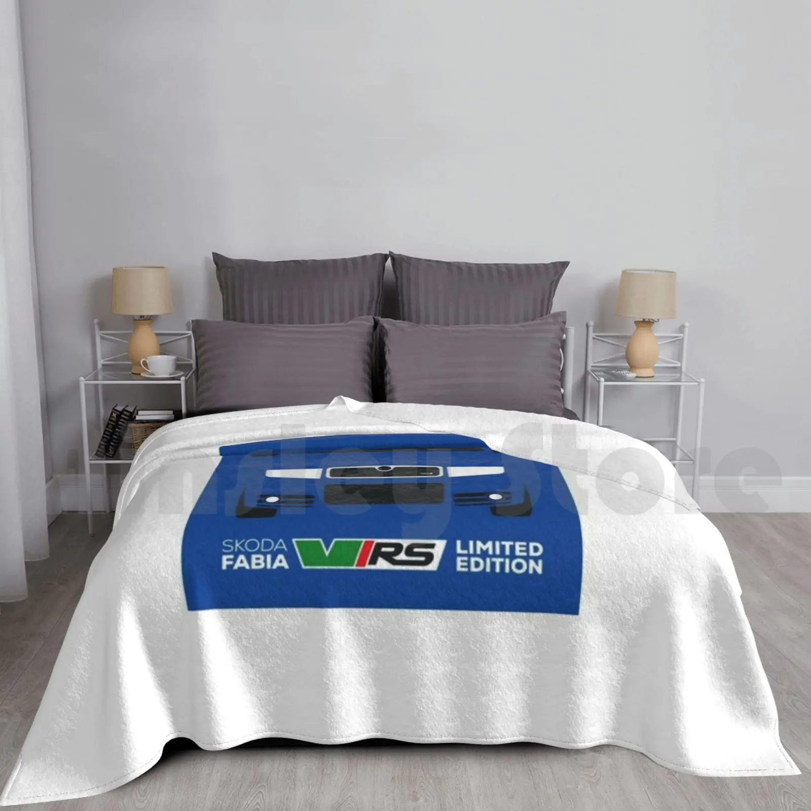 Skoda Fabia Vrs Limited Edition-No Number Plate Blanket For Sofa Bed Travel Skoda Vrs Skoda Fabia Vrs Fabia