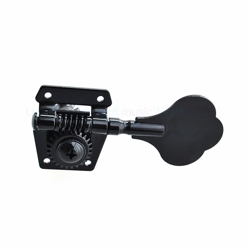 Opened Electric Bass Guitar Tuning Pegs Machine Heads Tuners for Bass Chrome Black 4R 4L 2R2L Guitar Bass Accessories