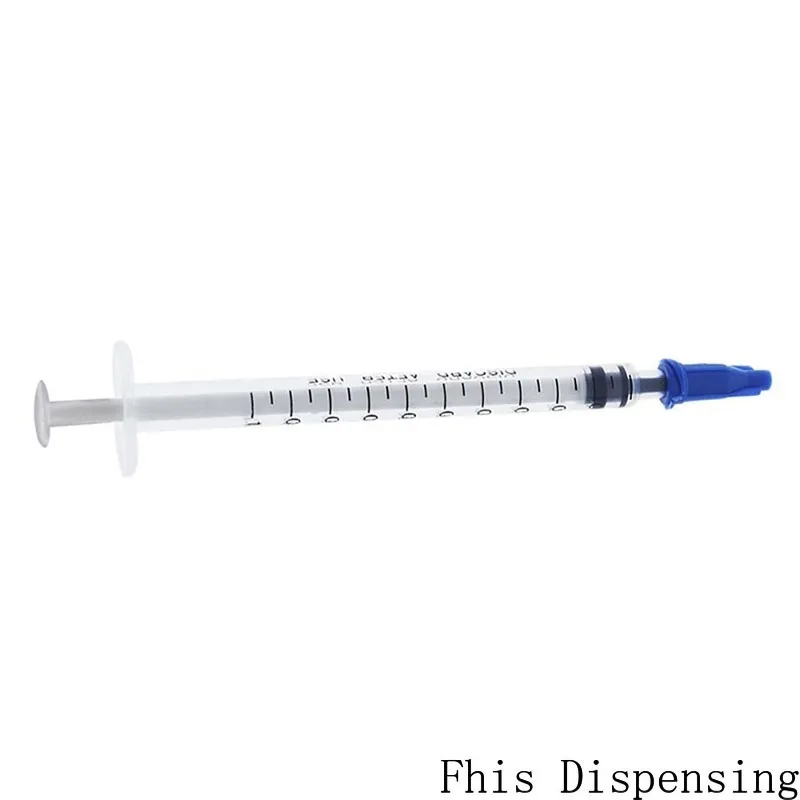 Wholesale Dispensing Syringes 1cc 1ml Plastic with Dark Blue Tip Cap Pack of 10