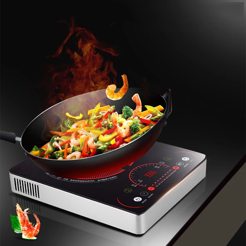 3500W High-Power Fierce Induction Cooker Household Energy-Saving Stir-Fry Hot Pot Commercial Battery Stove Special Offer