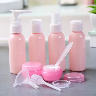 

10Set Travel Mini Makeup Cosmetic Face Cream Pot Bottles Plastic Transparent Empty Eyeshadow Make Up Container Bottle